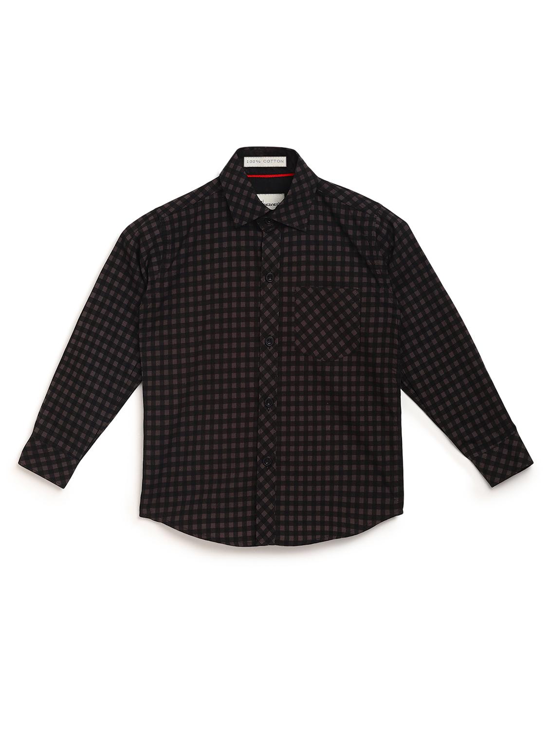 black cotton shirt - 16830978 -  Zoom Image - 0