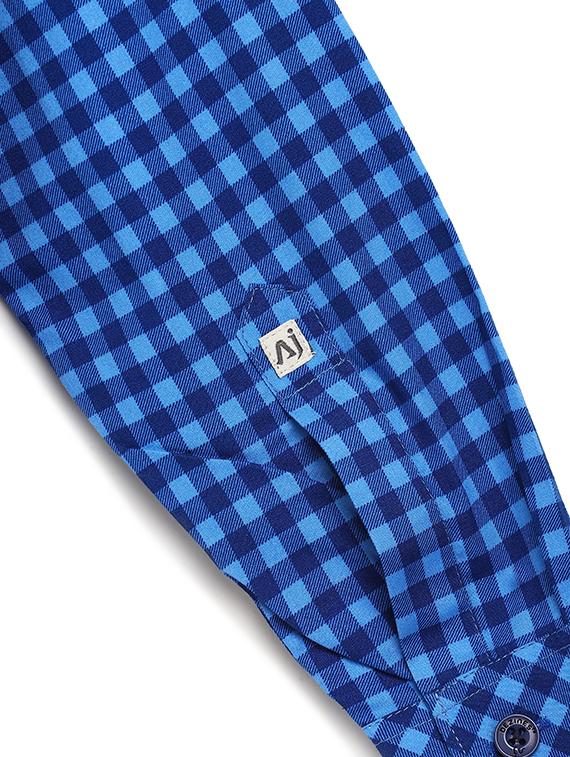 light blue cotton shirt - 16830981 - Standard Image - 3