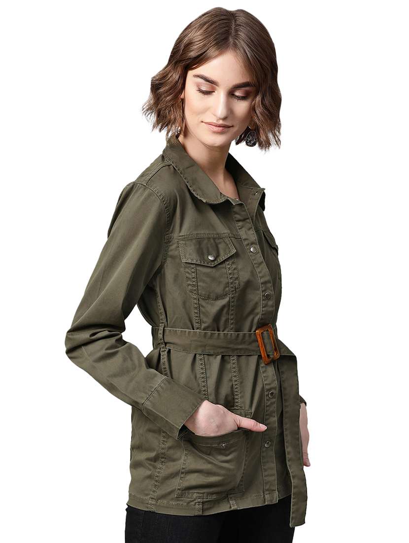 olive jean jacket womens