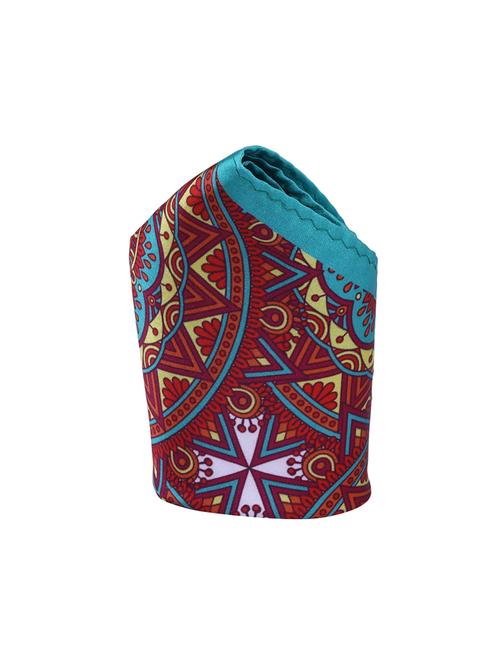 multi colored polyester pocketsquare - 16832599 - Standard Image - 0