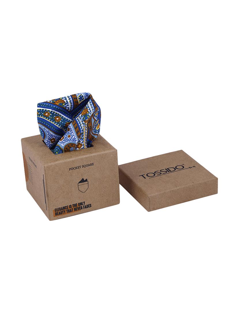 multi colored polyester pocketsquare - 16832600 - Standard Image - 3