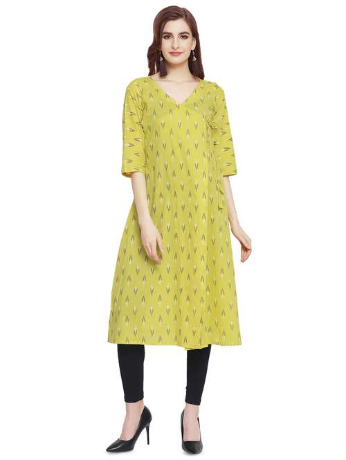 women's angrakha kurta - 16832971 - Standard Image - 0