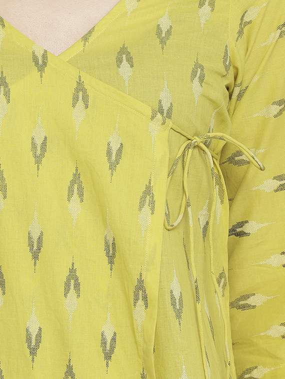 women's angrakha kurta - 16832971 - Standard Image - 3