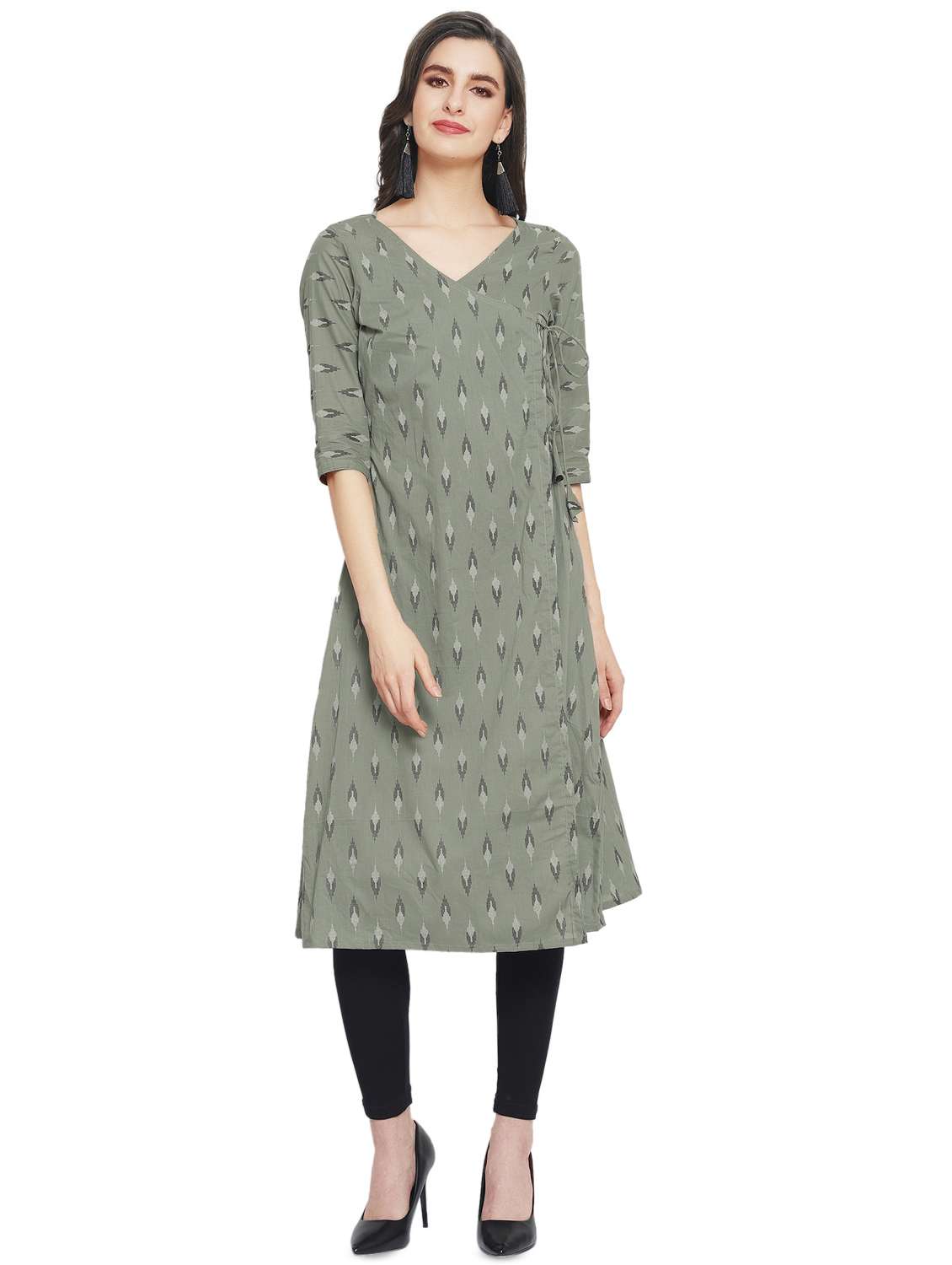 women's angrakha kurta - 16832972 -  Zoom Image - 0