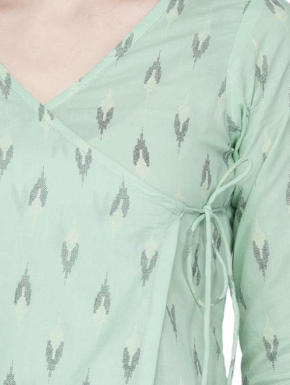 women's angrakha kurta - 16832973 - Standard Image - 3