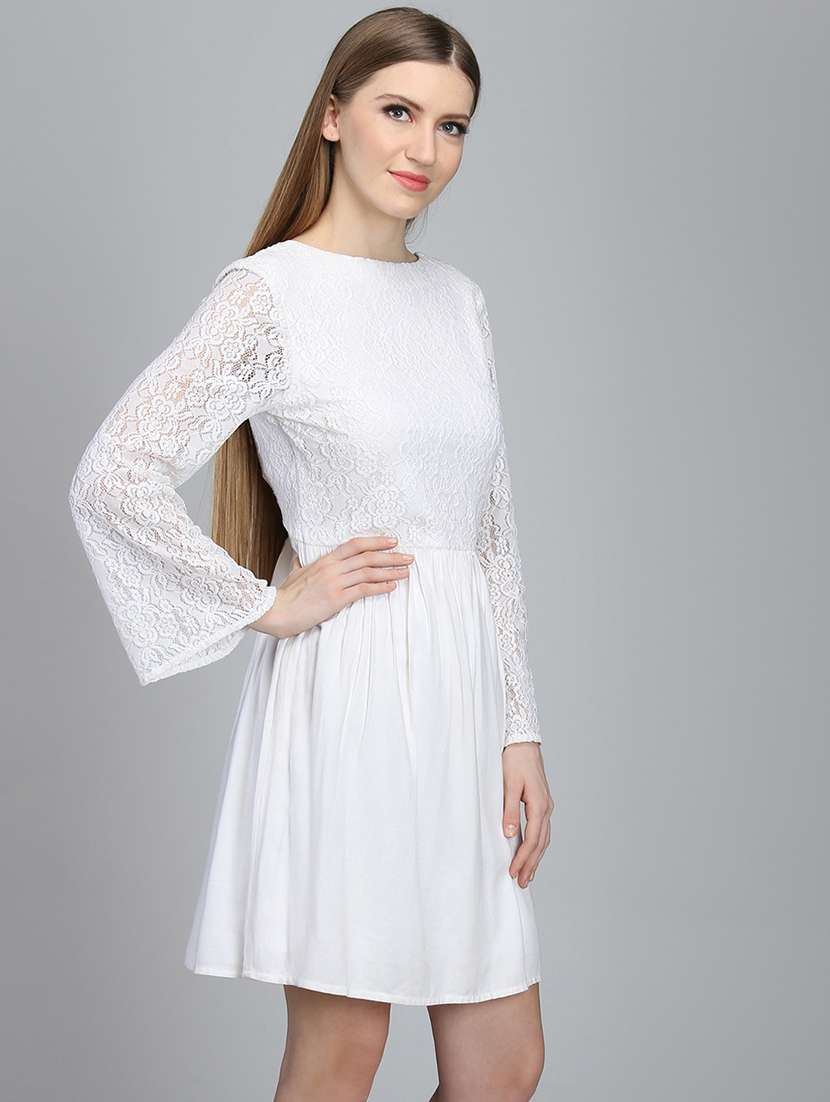 women's sheath self design dress - 16833109 -  Standard Image - 3