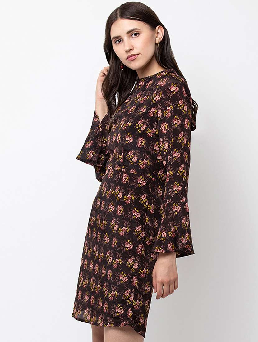 women's sheath floral dress