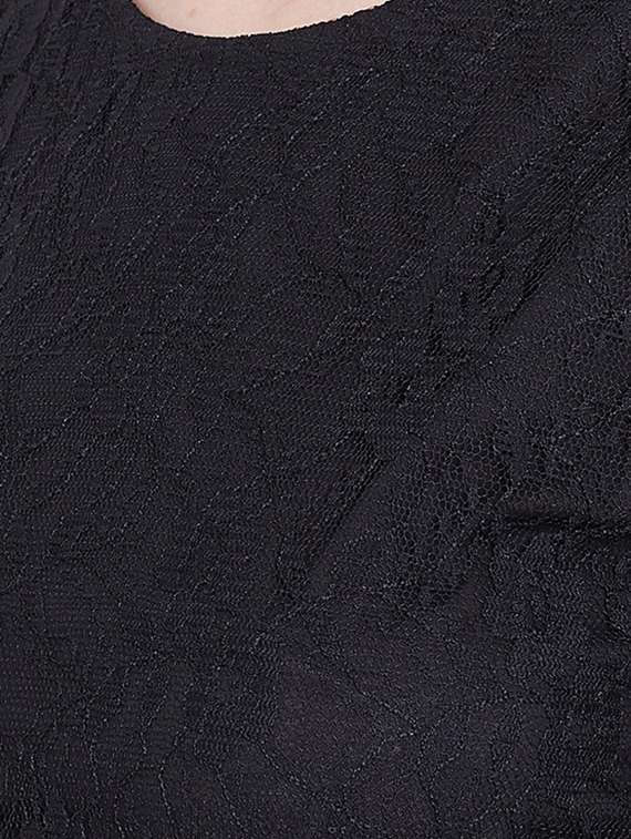 women's fit & flare self design dress - 16833145 -  Standard Image - 3