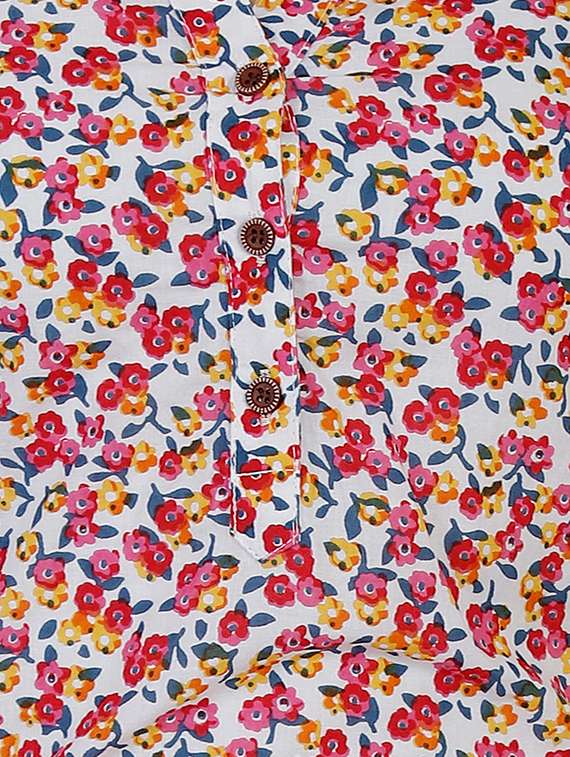 floral straight kurti - 16833582 -  Standard Image - 3