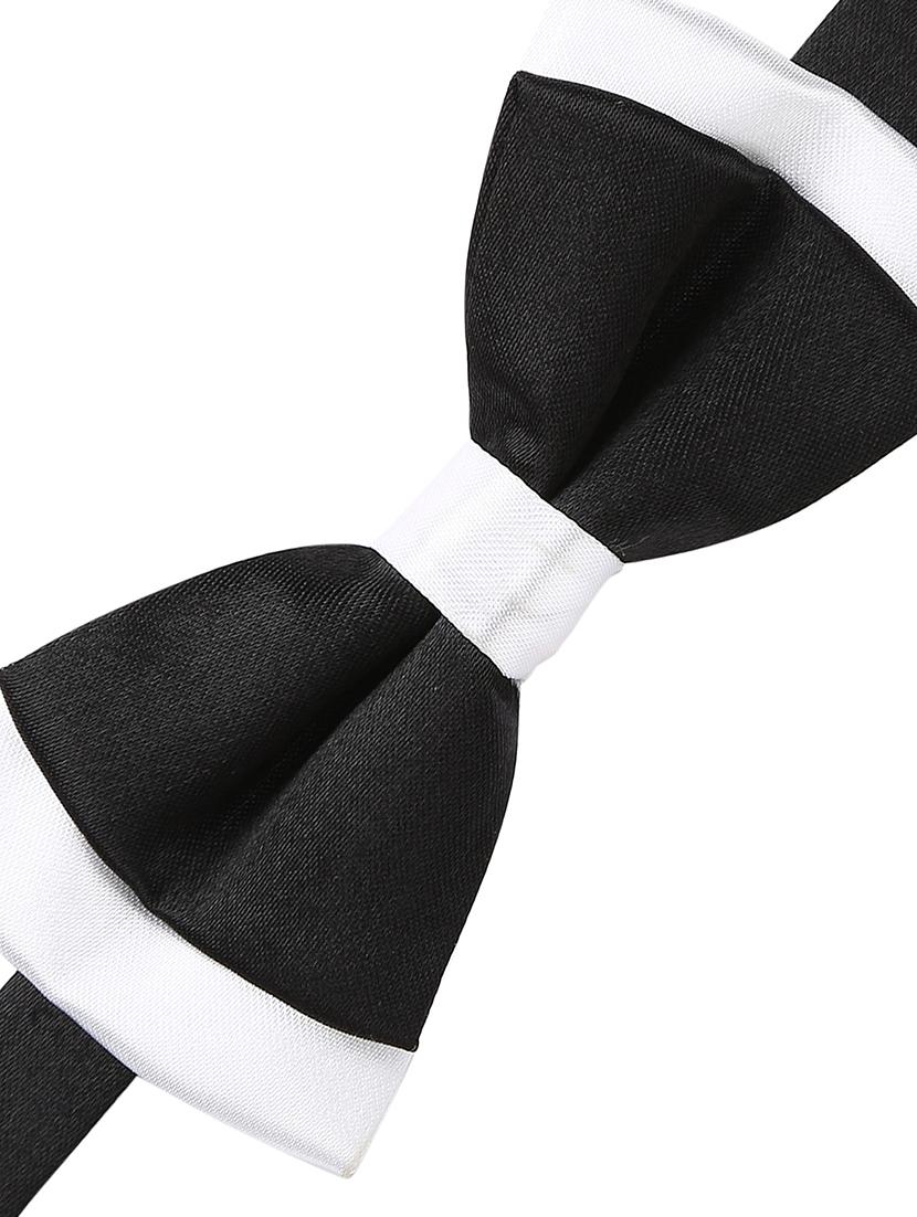 black satin bow tie - 16834709 - Standard Image - 3