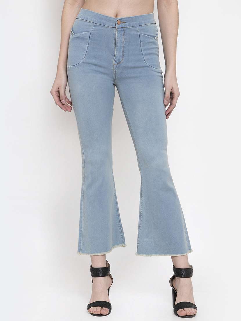 high rise boot cut jeans 