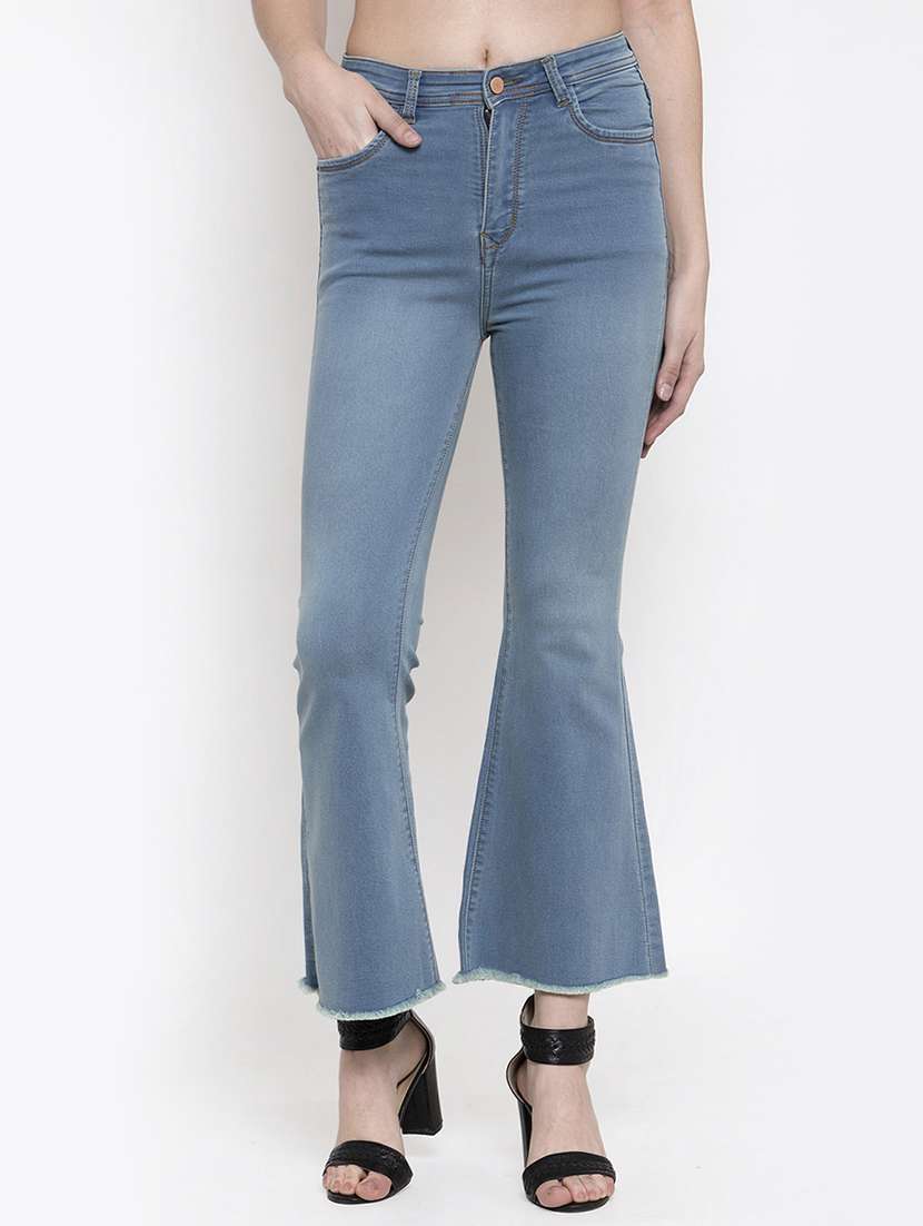high rise boot cut jeans 
