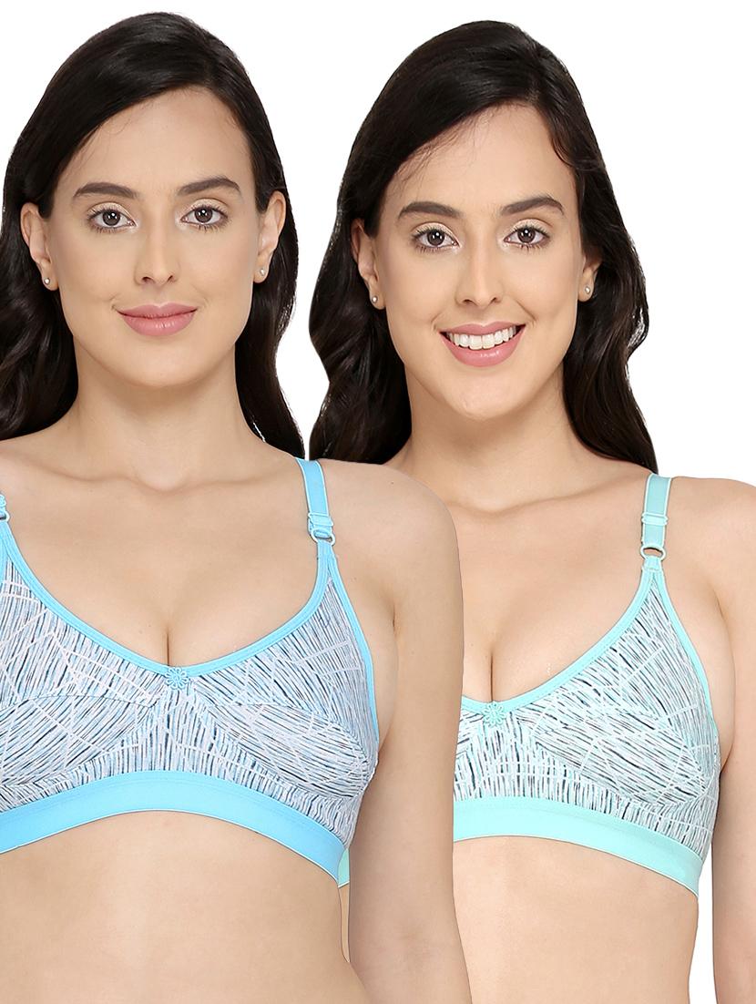 set of 2 floral patch bra - 16839289 - Zoom Image - 0