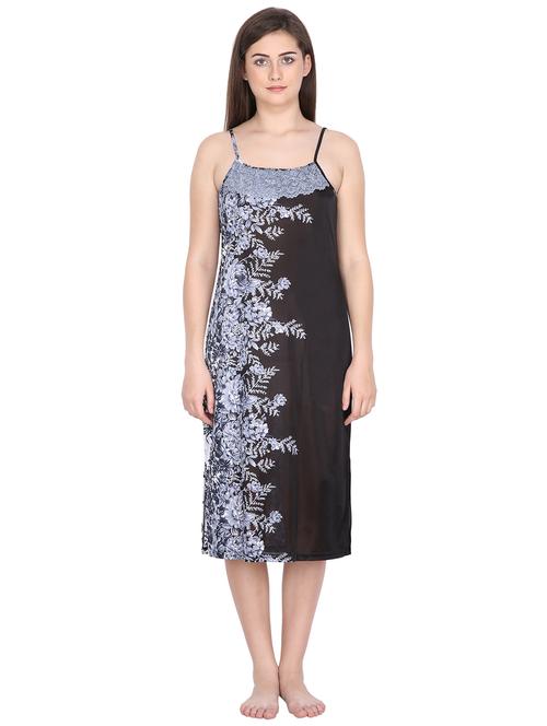 cami neck floral nighty - 16840107 - Standard Image - 0