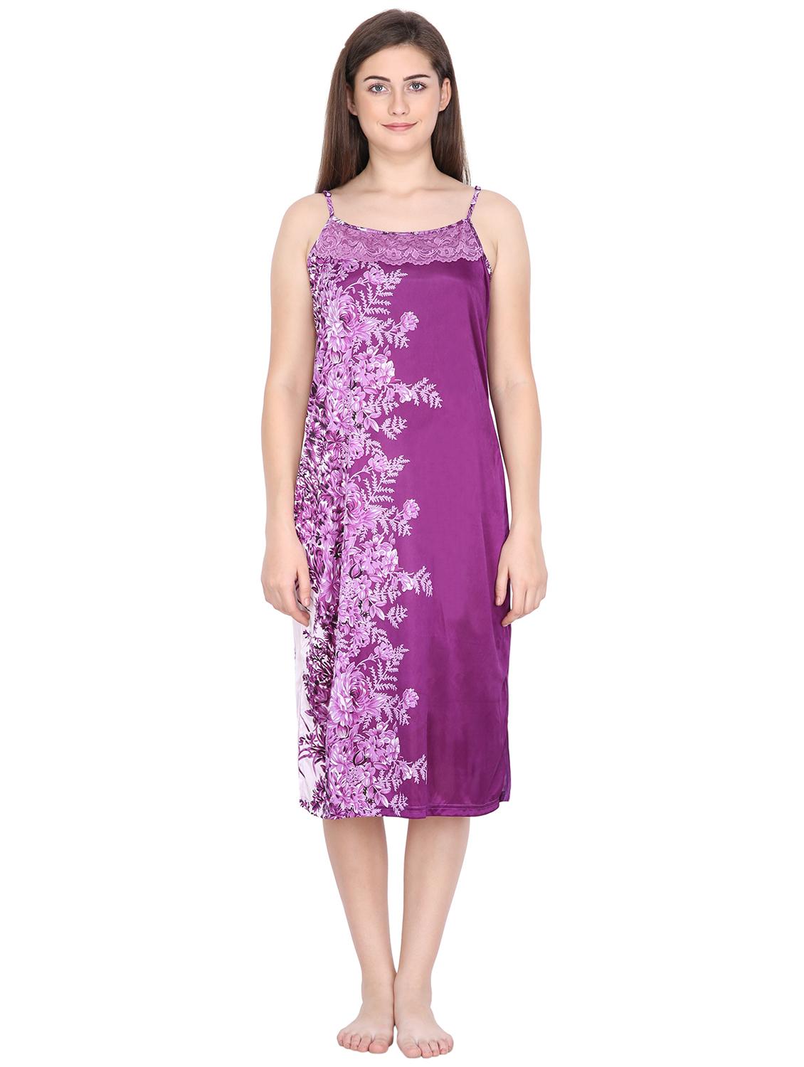 cami neck floral nighty - 16840108 - Zoom Image - 0