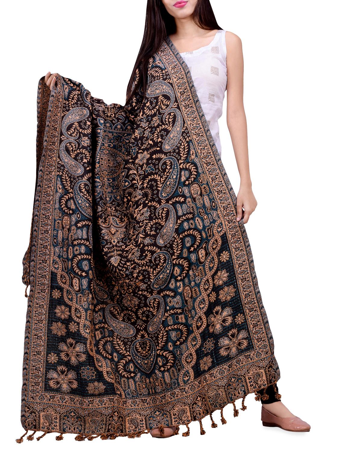 paisley wool blend shawl - 16844018 -  Zoom Image - 0
