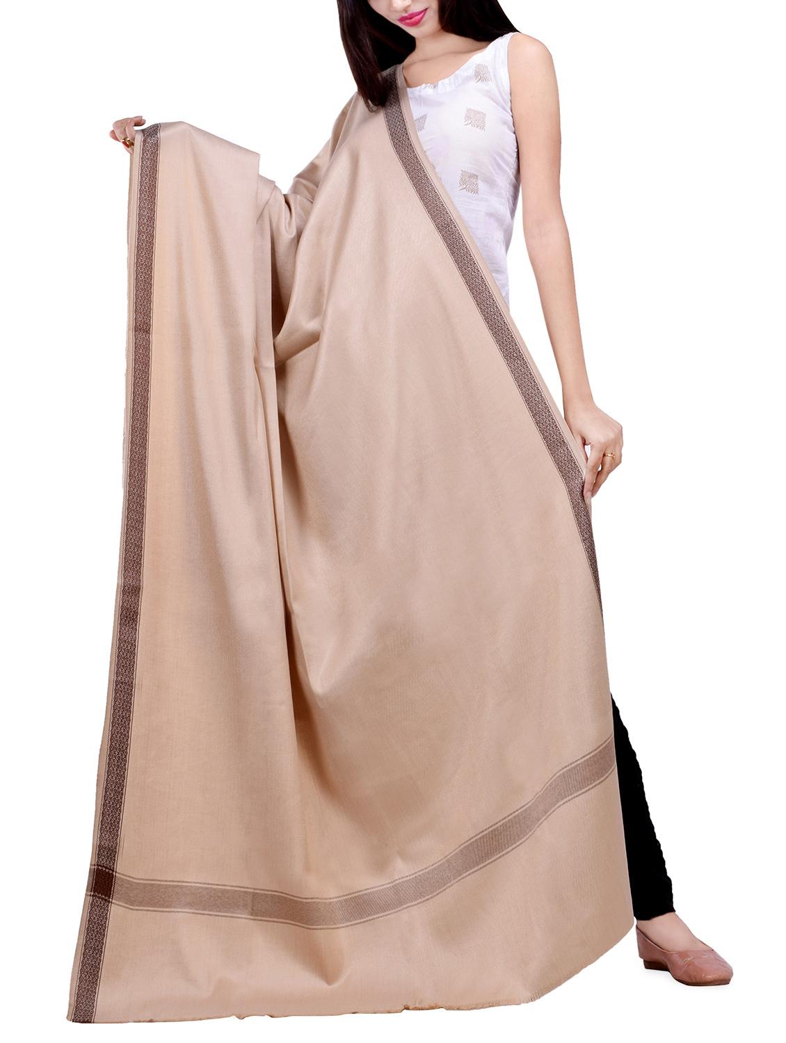 solid wool blend shawl - 16844019 -  Zoom Image - 0