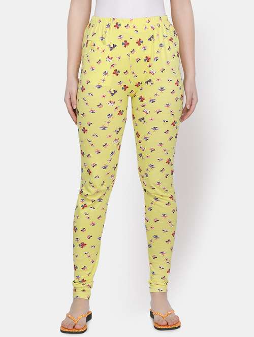 yellow cotton leggings - 16844266 - Standard Image - 0
