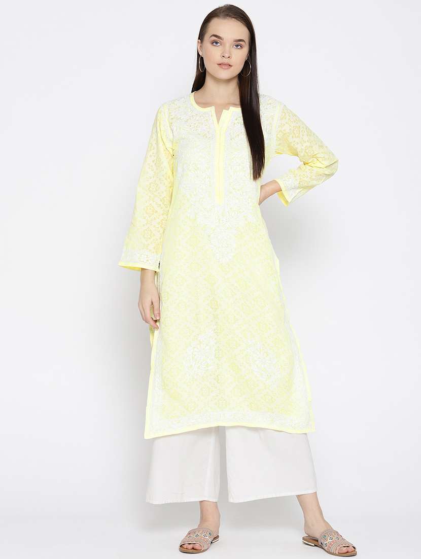 women's straight kurta - 16845030 -  Zoom Image - 0