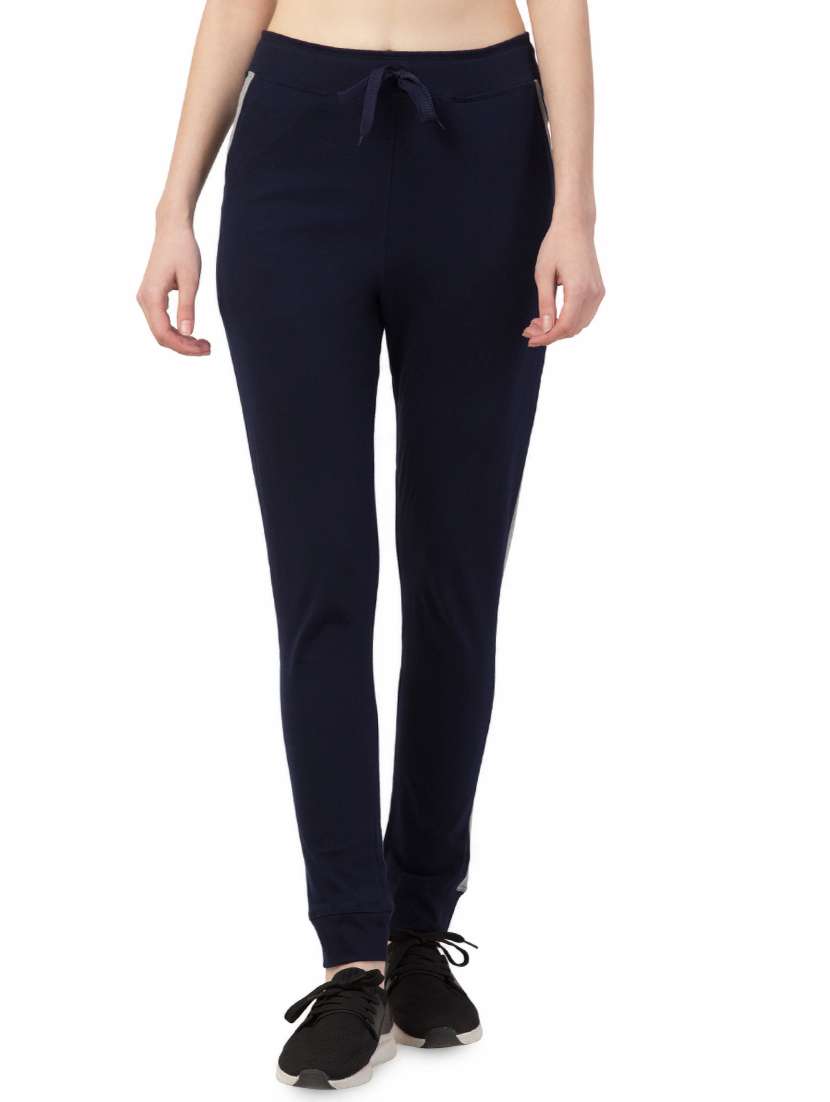 drawstring waist solid  track pant
