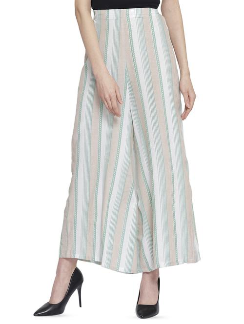 high rise striped palazzo  - 16847080 -  Standard Image - 0
