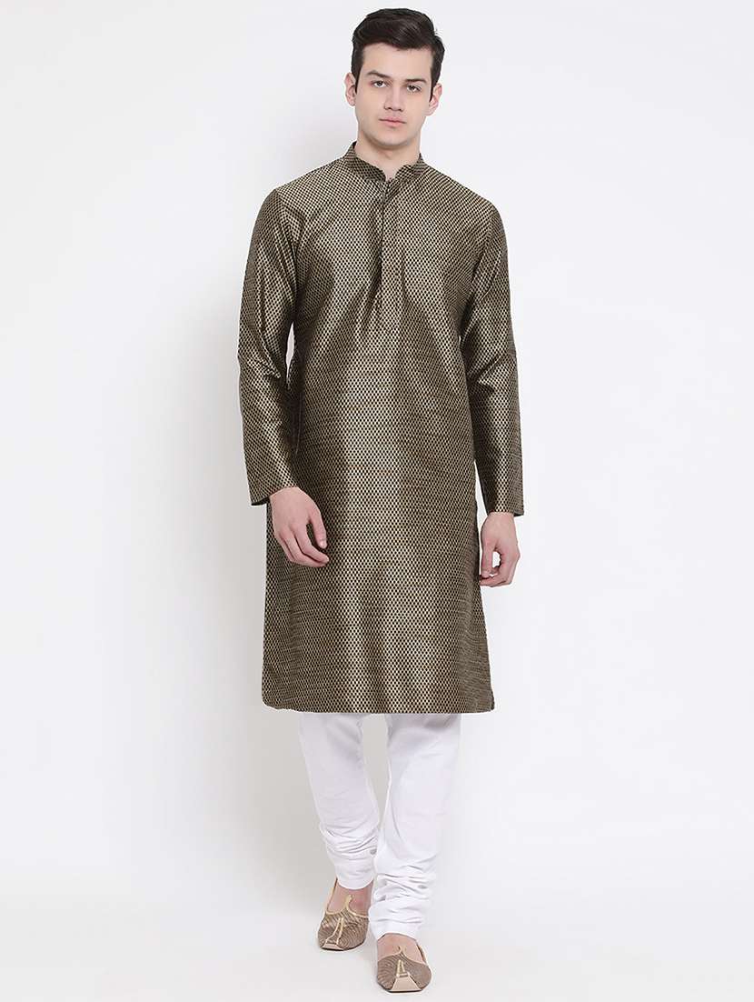 black printed long kurta - 16848372 - Zoom Image - 0