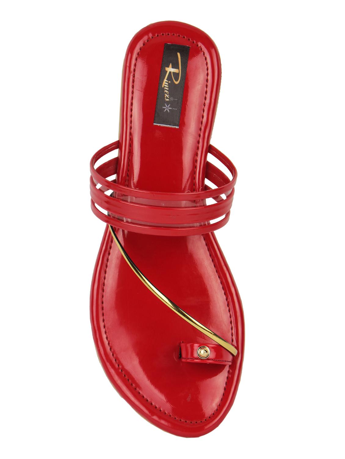 red one toe sandals - 16849065 - Standard Image - 3