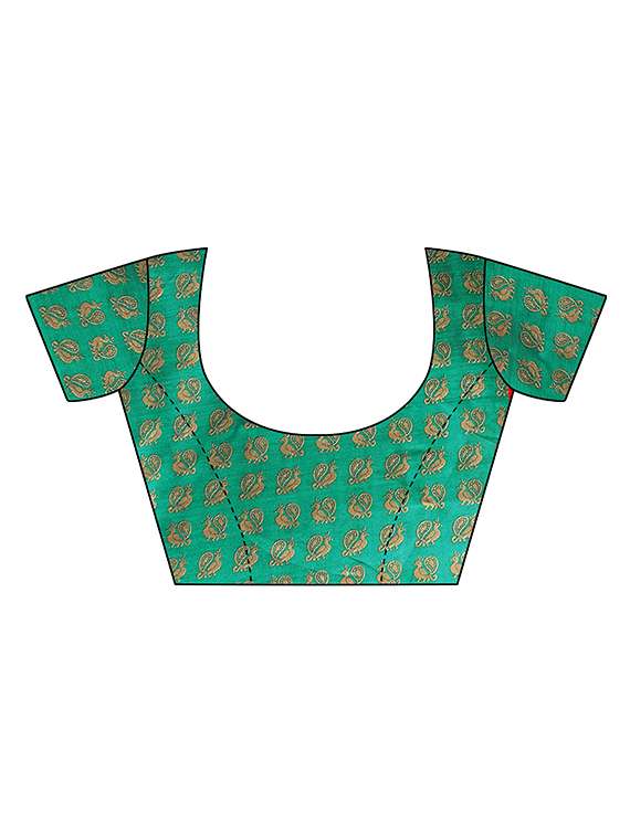 women's checks cream colored saree - 16850297 -  Standard Image - 3