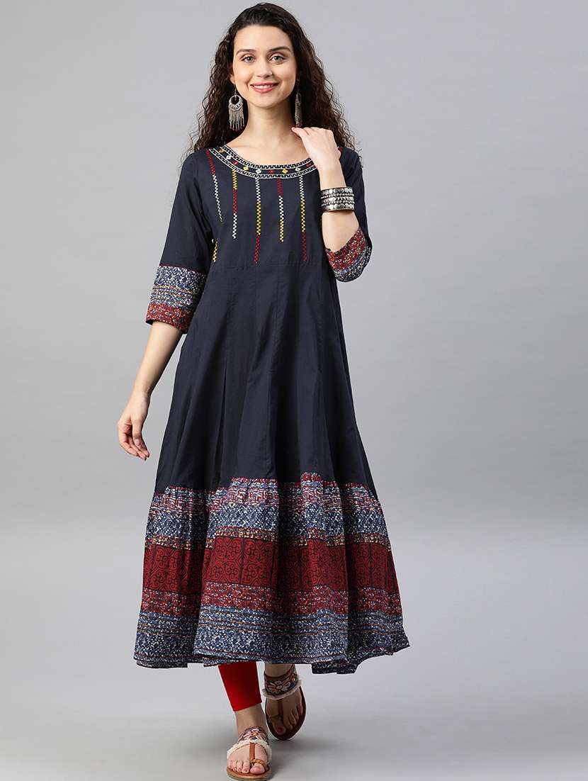 embroidered anarkali kurta