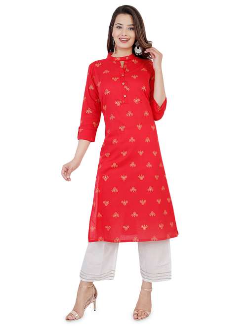 women's straight kurta - 16861991 -  Standard Image - 0