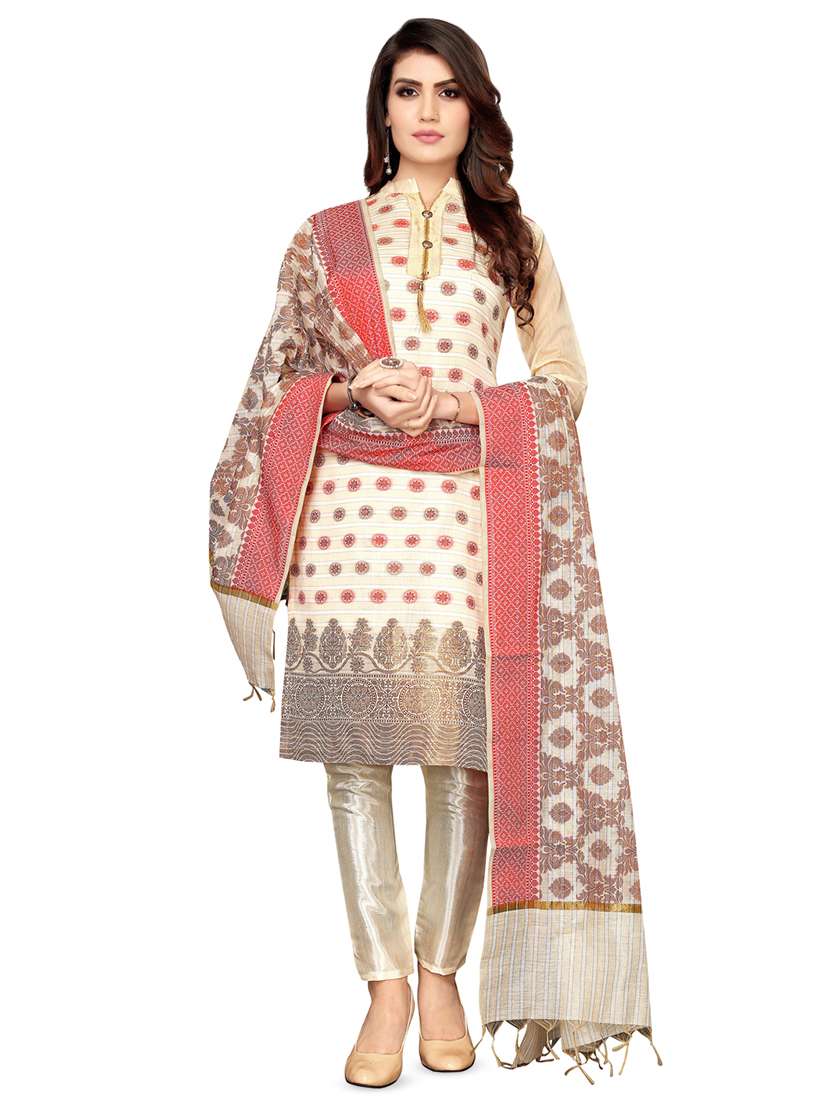 printed unstitched suit