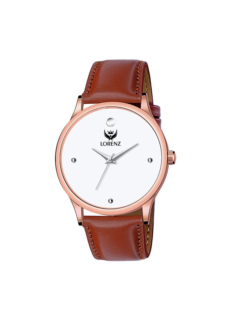 lorenz minimalists designs copper analog watch for men- mk-3026k - 16862834 - Zoom Image - 0