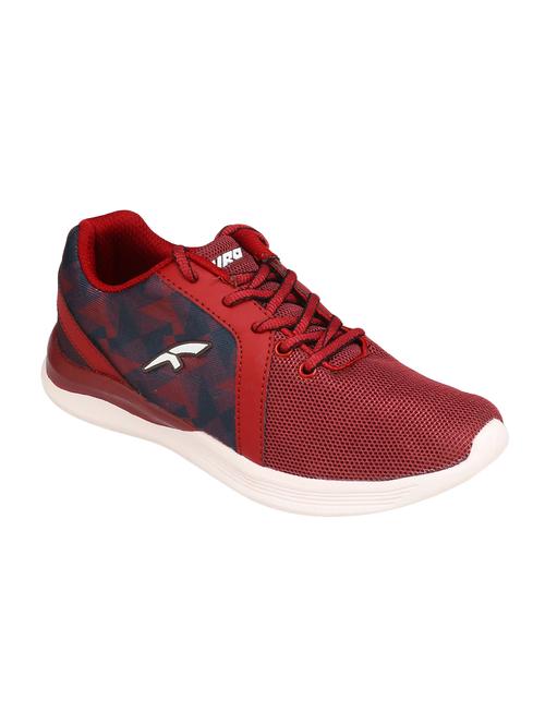 red lace-up sports shoes - 16864342 -  Standard Image - 0