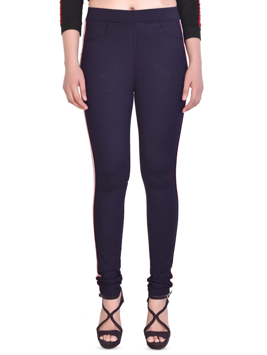 high rise side taped jeggings - 16864373 - Zoom Image - 0