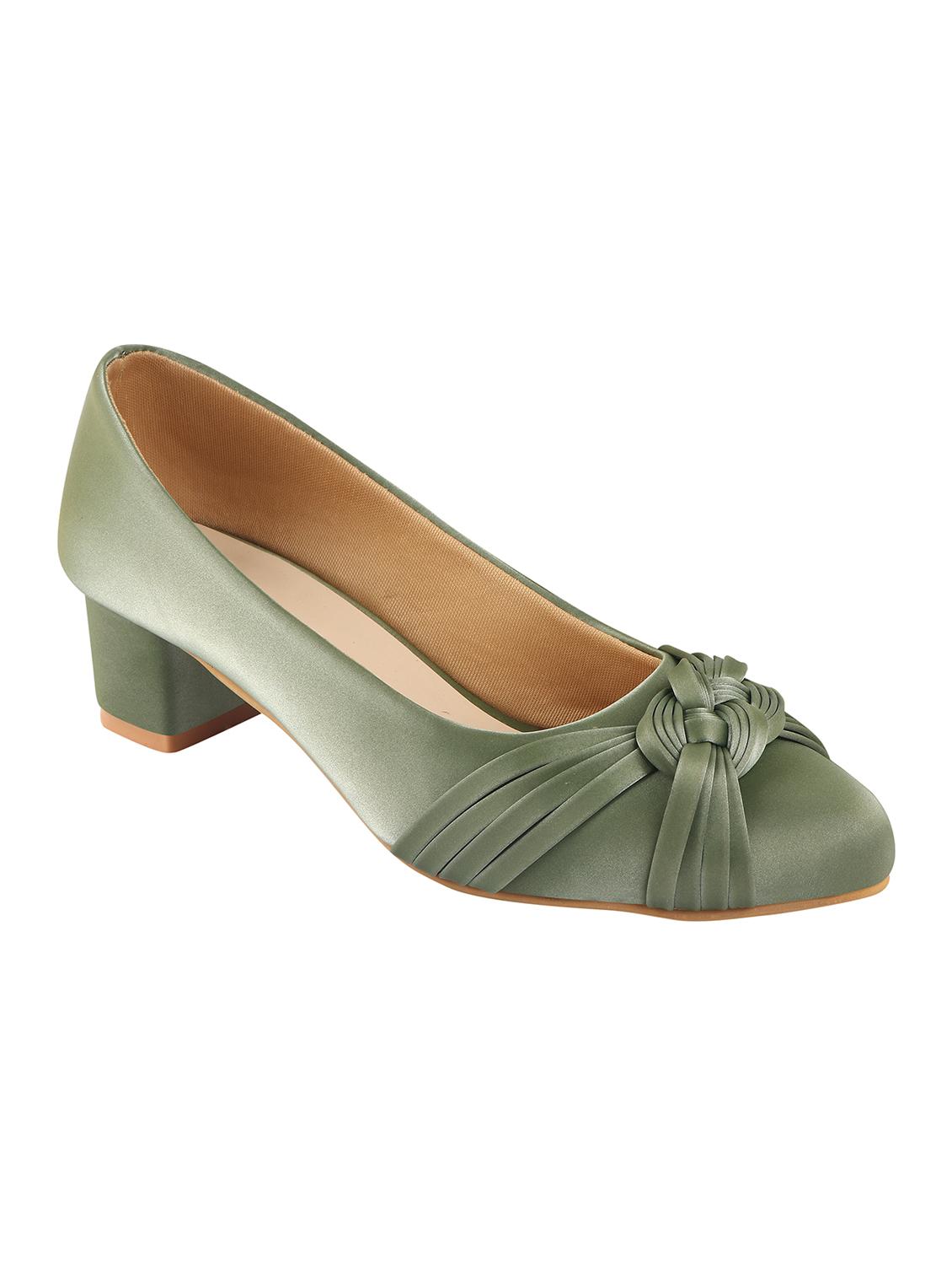 green slip on pumps - 16864535 -  Zoom Image - 0