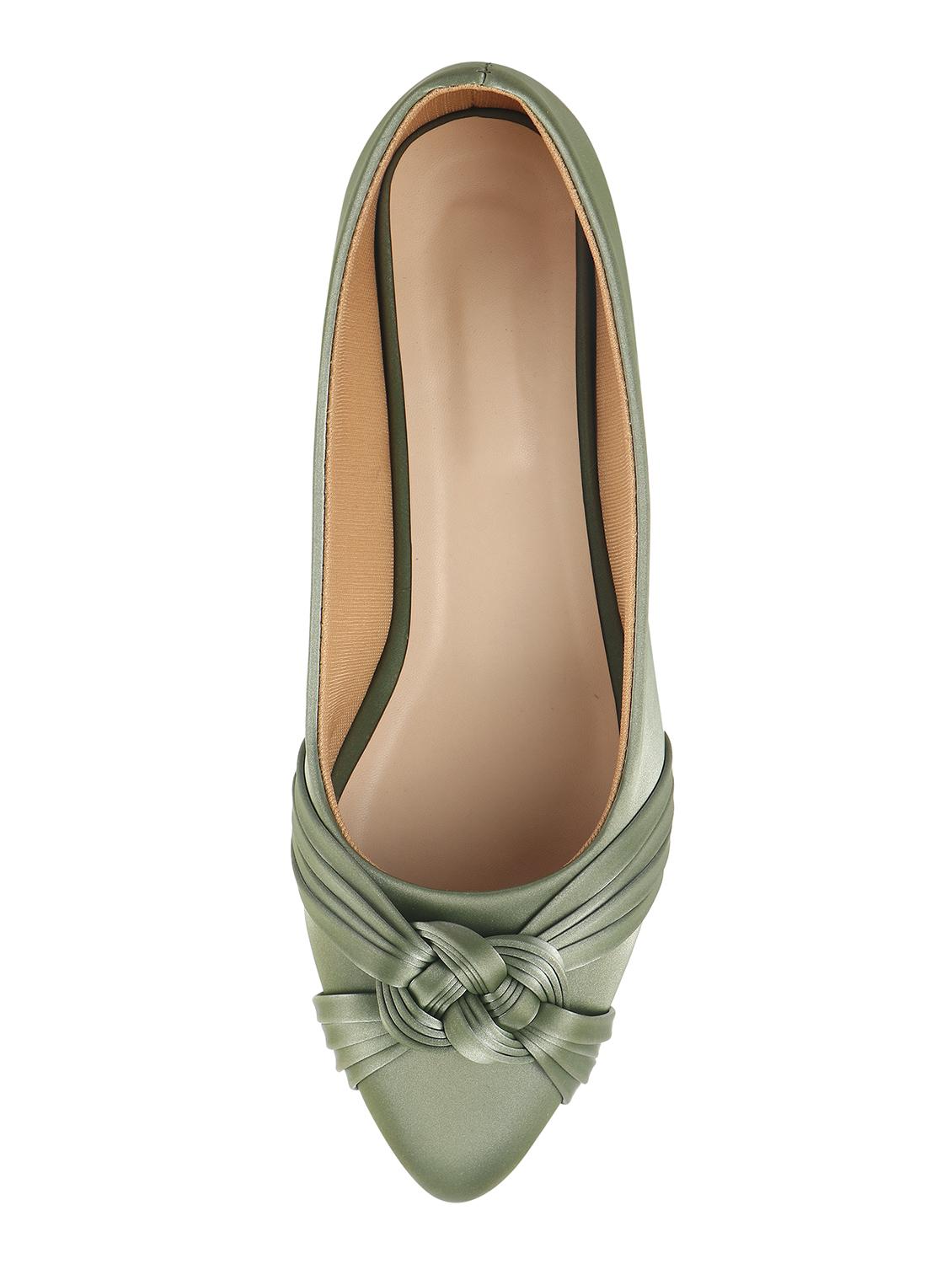 green slip on pumps - 16864535 - Standard Image - 3
