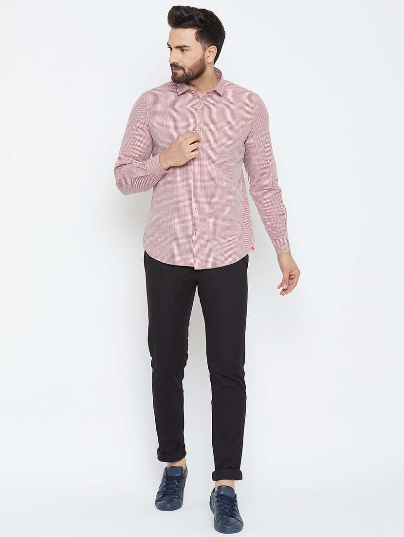 red checkered casual shirt - 16865305 -  Standard Image - 3