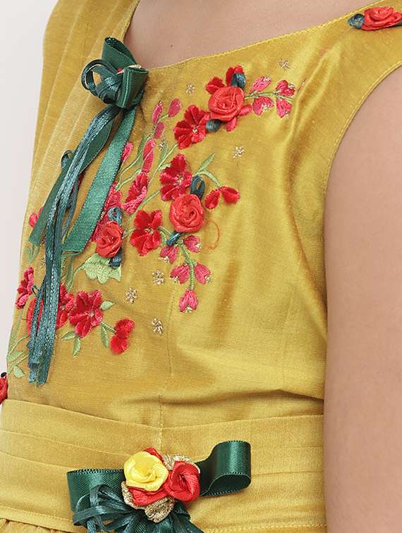 yellow cotton frock - 16866424 -  Standard Image - 3