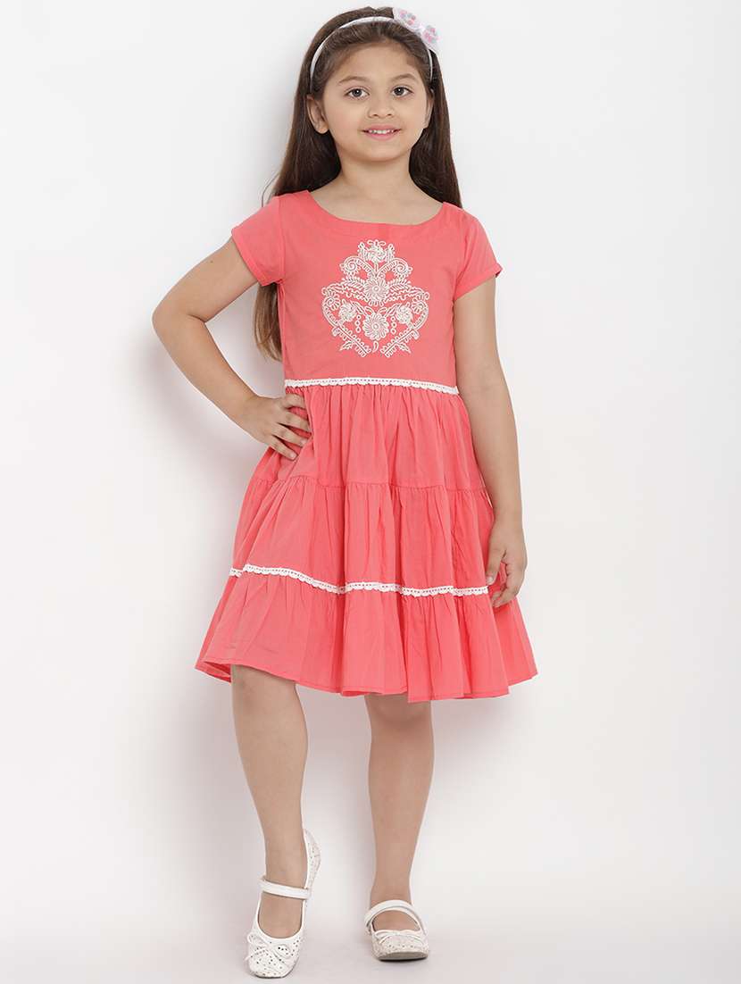 pink cotton frock - 16866430 - Zoom Image - 0
