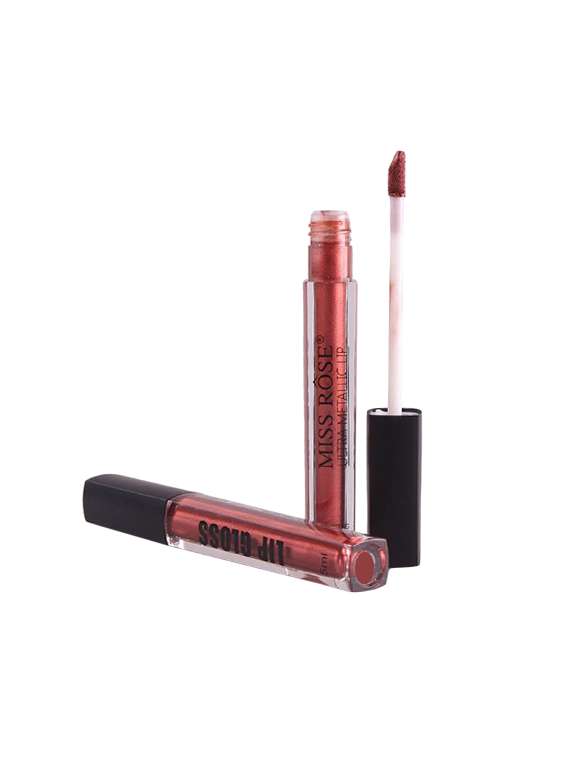 miss rose ultra metallic lip gloss shade#32