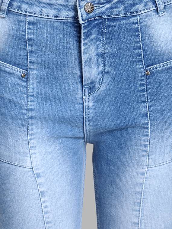 high rise stone washed jeans  - 16868007 -  Standard Image - 3