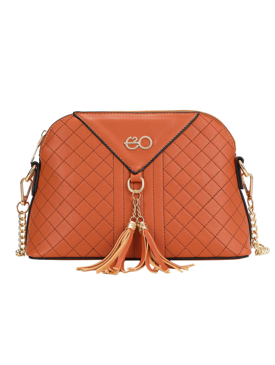 Buy online Brown Leatherette (pu) Sling Bag from bags for Women by