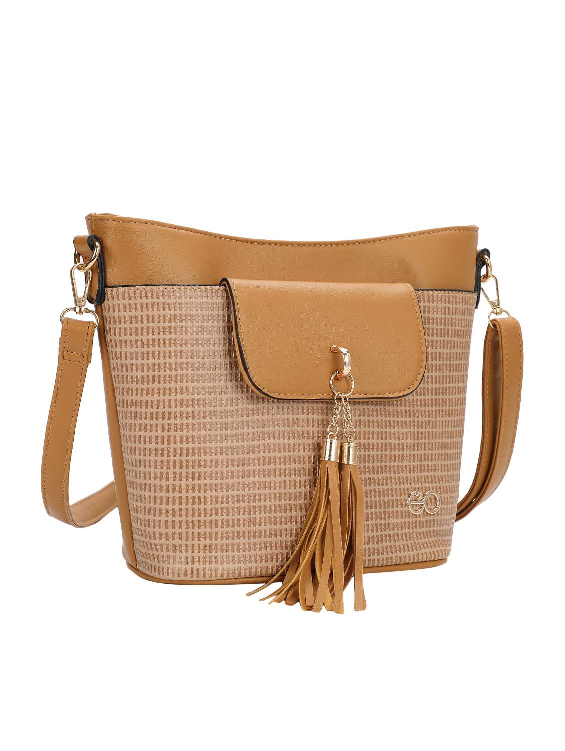 Buy online Yellow Leatherette (pu) Sling Bag from bags for Women