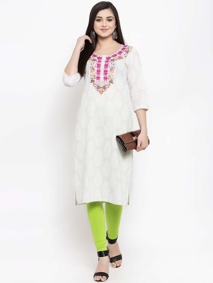 green solid churidar - 16869412 -  Standard Image - 3