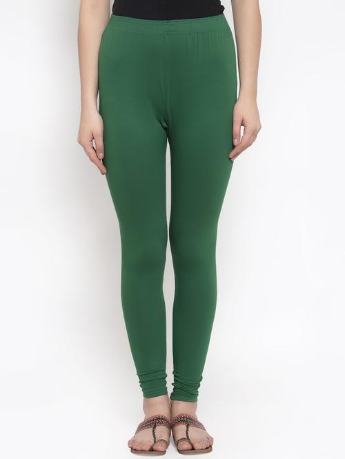 green solid churidar - 16869414 -  Standard Image - 0
