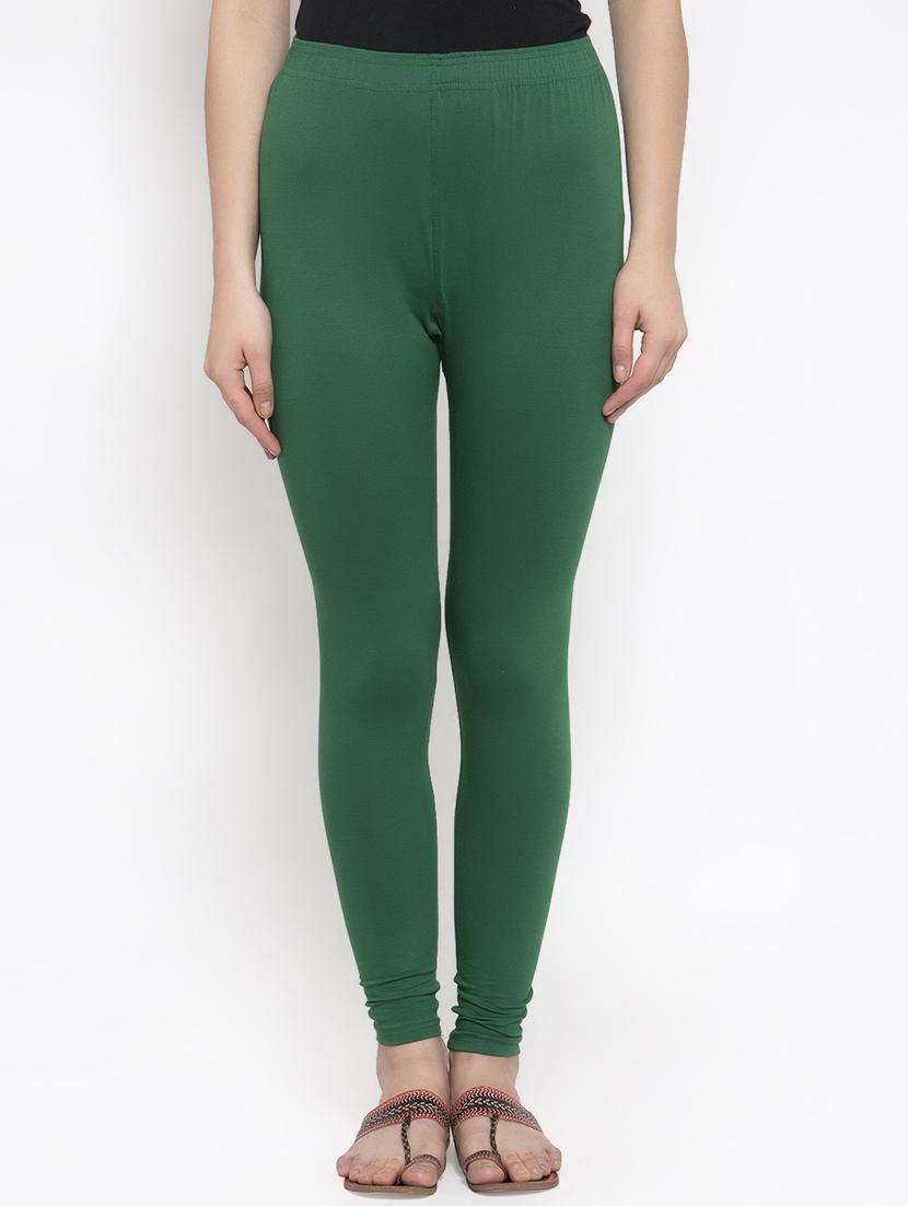 green solid churidar - 16869414 -  Zoom Image - 0