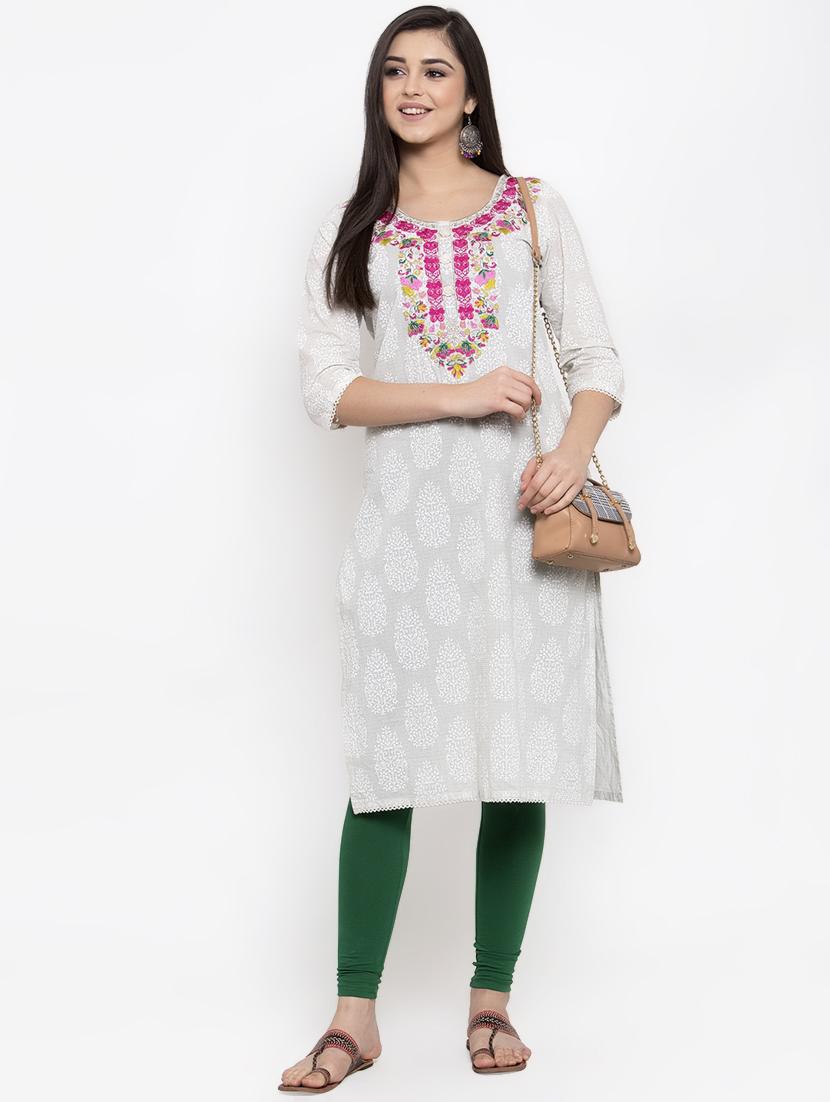 green solid churidar - 16869414 - Standard Image - 3