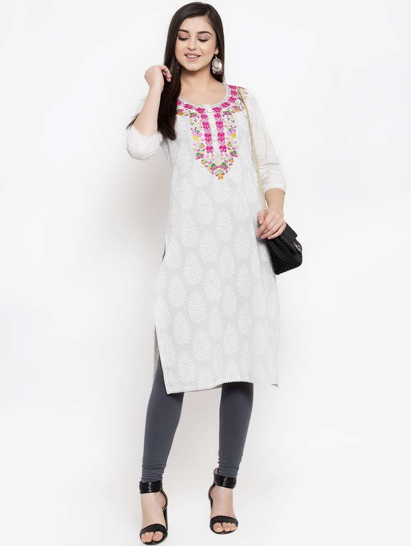 women grey solid legging - 16869415 -  Standard Image - 3