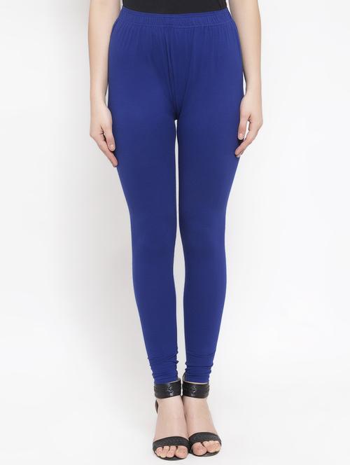 blue solid churidar - 16869419 - Standard Image - 0