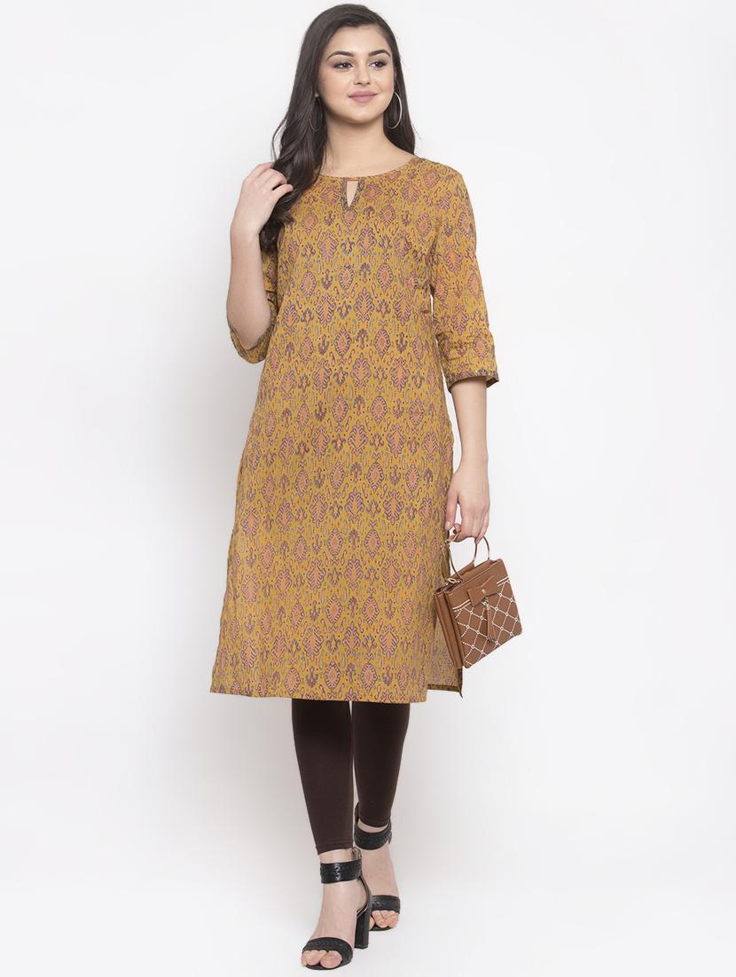 brown solid full length leggings - 16869429 - Standard Image - 3